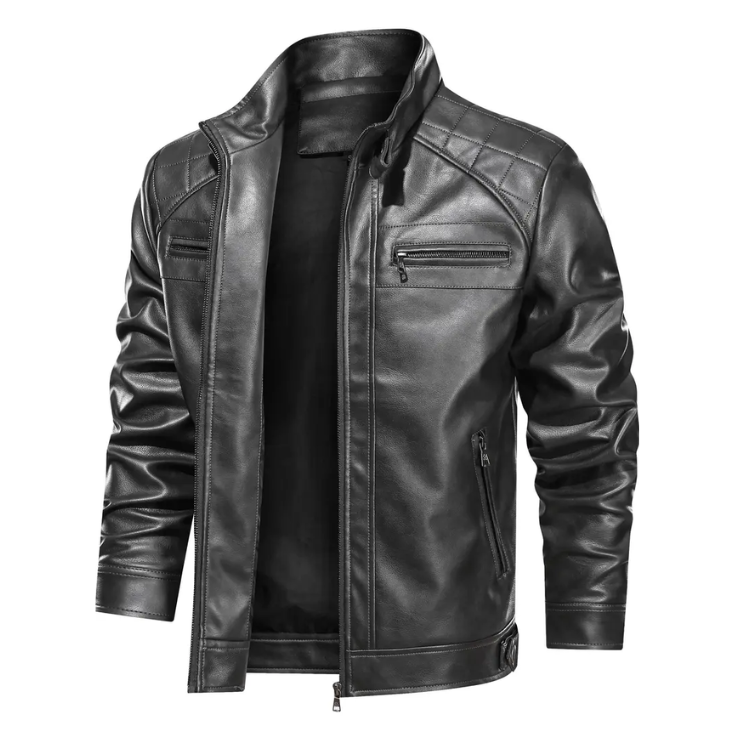 Intense Black Leather Jacket - cuireste